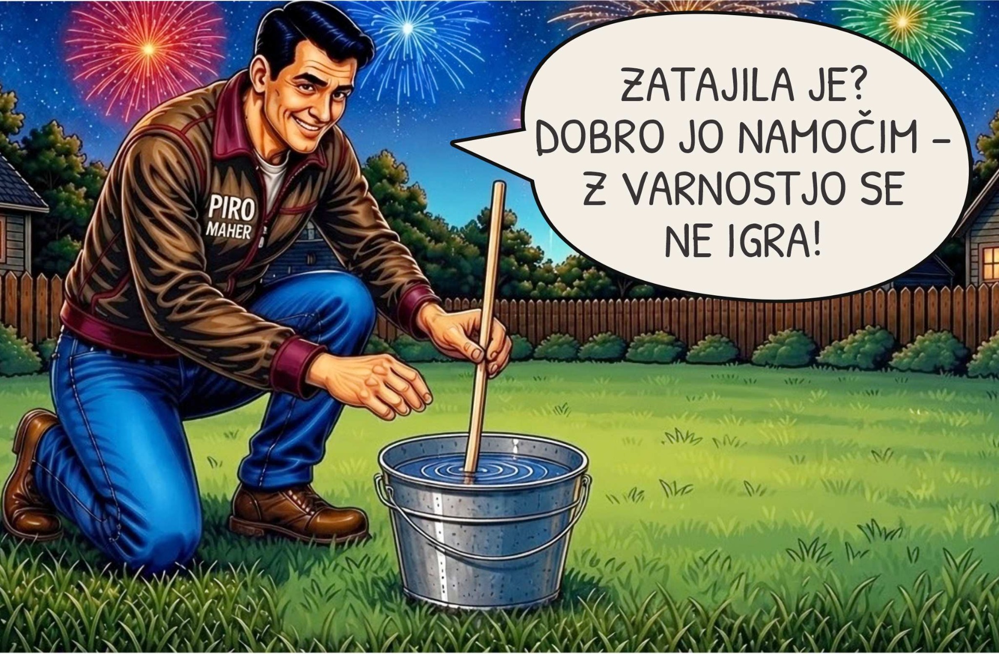 7. korak varne uporabe rakete