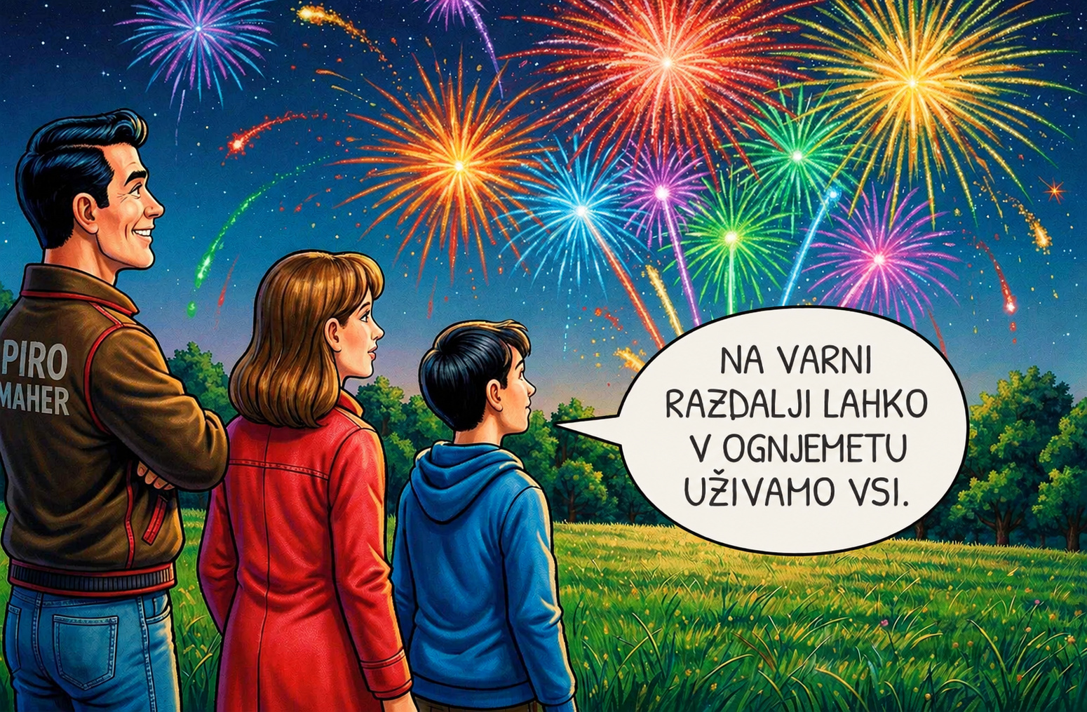 5. korak varne uporabe rakete